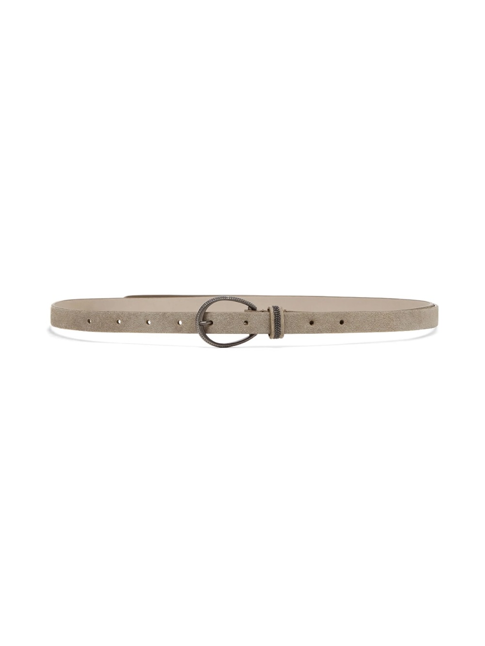 BRUNELLO CUCINELLI
Monili-detail suede belt ***NWT